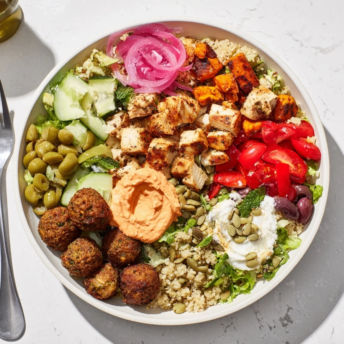 A colorful spread of Build-Your-Own Boards & Bowls for creative meals.  