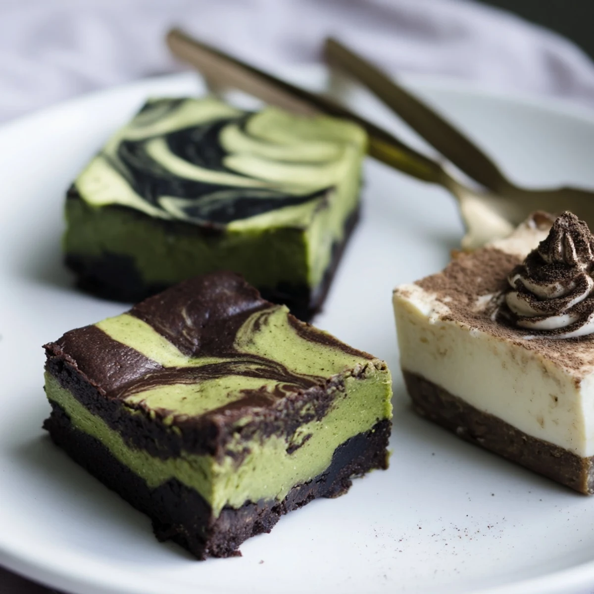 Indulge in Global Dessert Mash-Ups featuring matcha-miso brownies and more.  