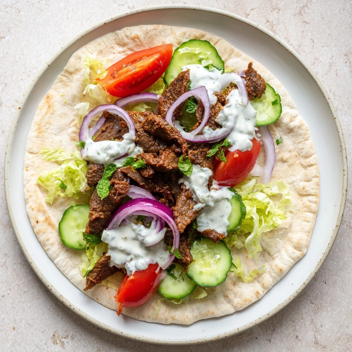 Beef Shawarma Wraps #100