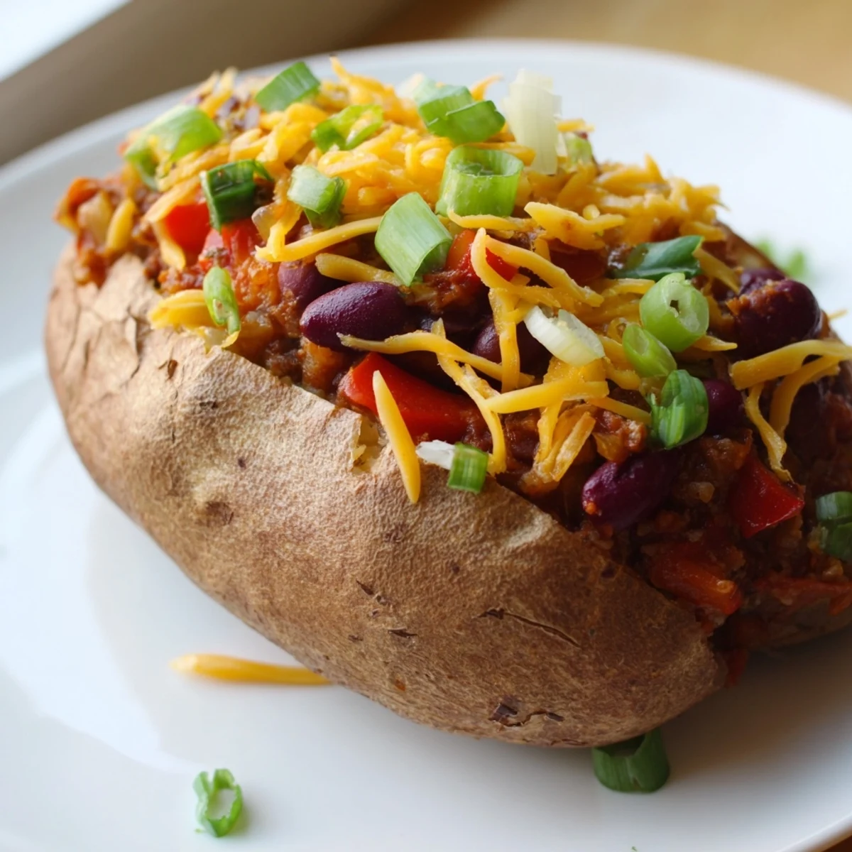 Chili Style Baked Potatoes