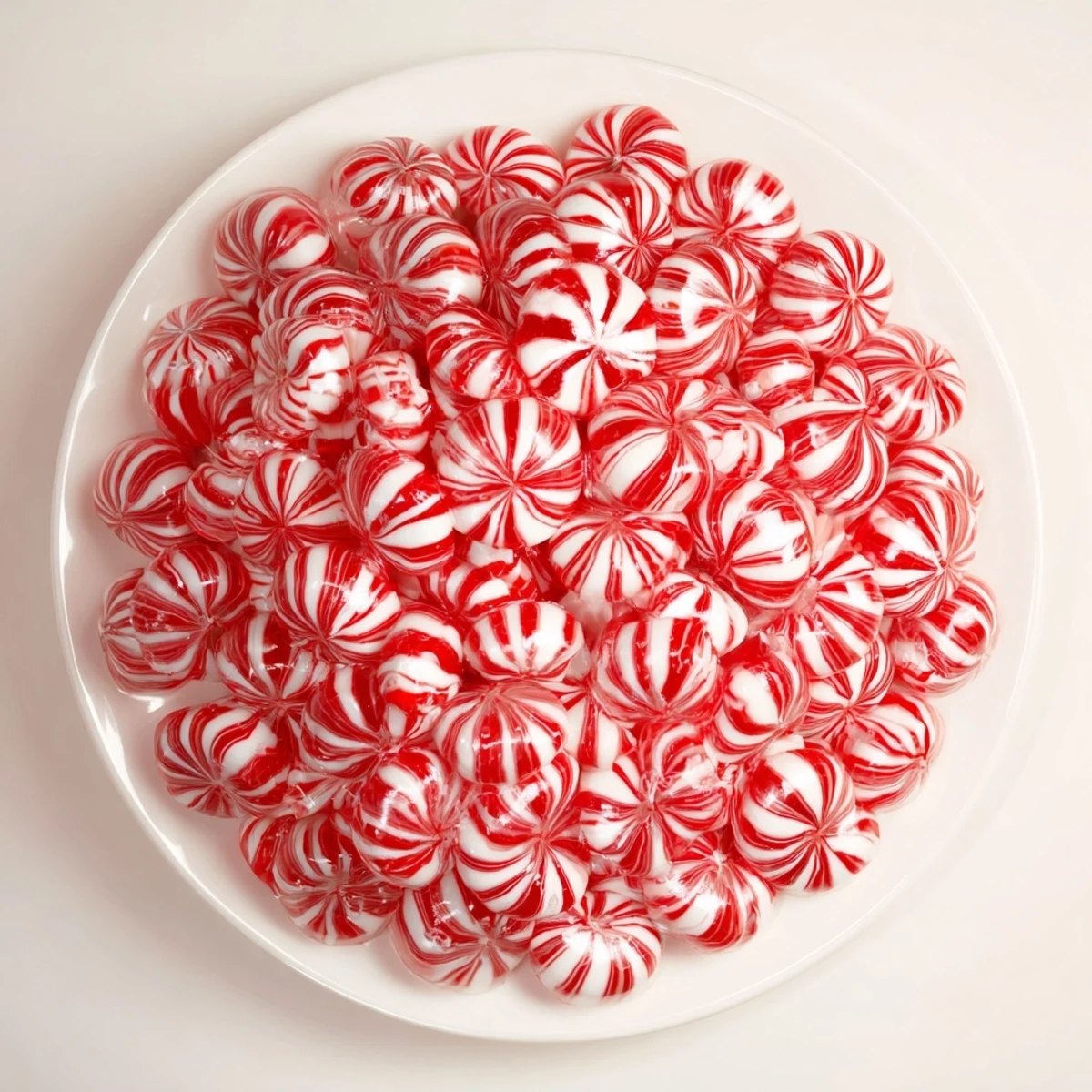 No-Bake Peppermint Candy Bowl: a shimmering, vibrant dessert bowl filled with colorful holiday candies.