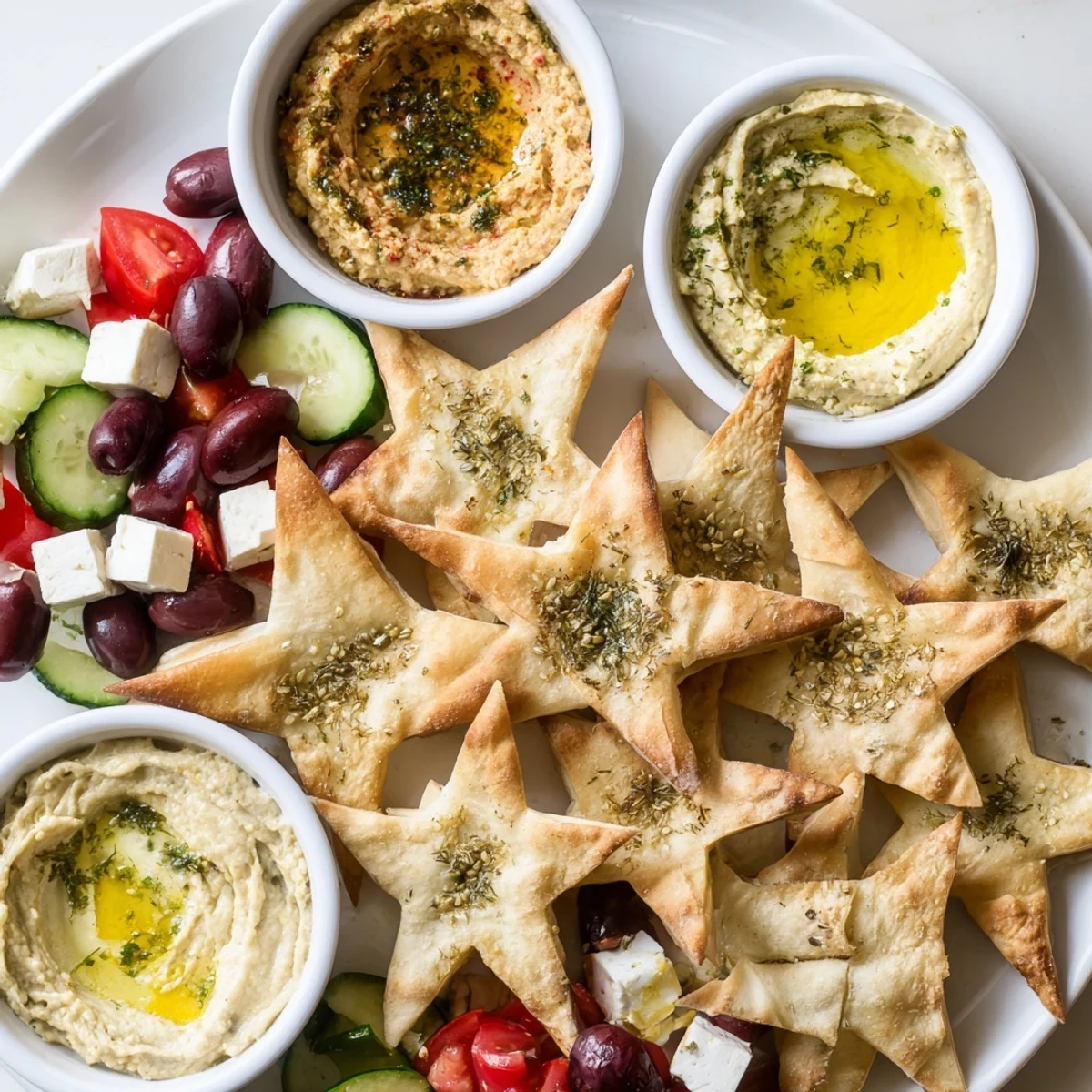 Three Kings Star Pita Board
