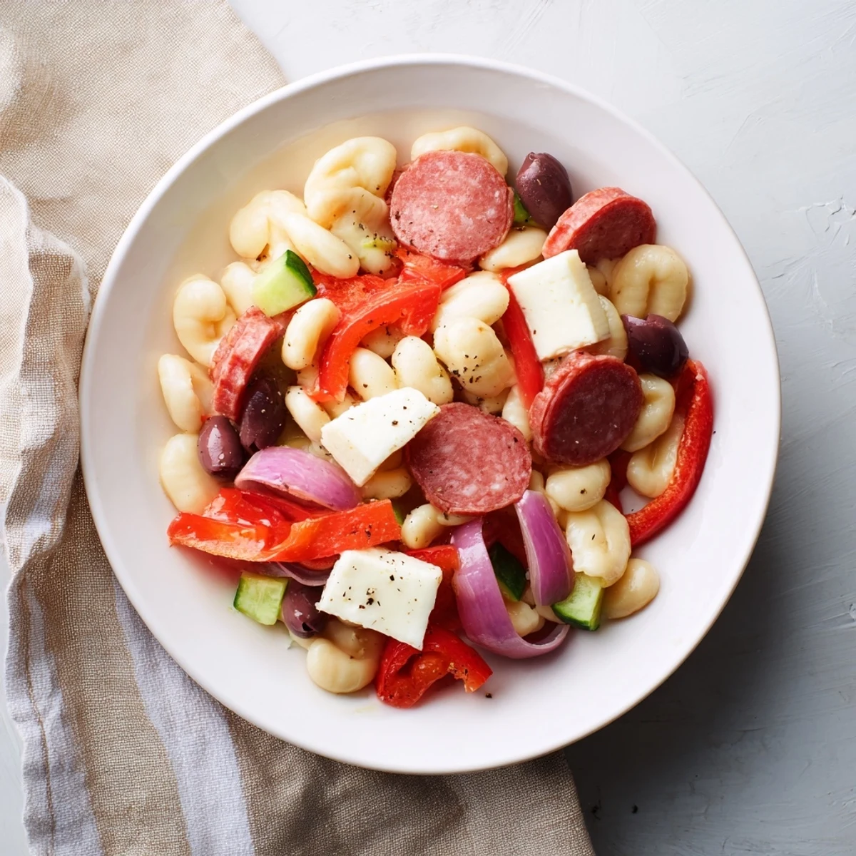 Italian Antipasto Bean Salad
