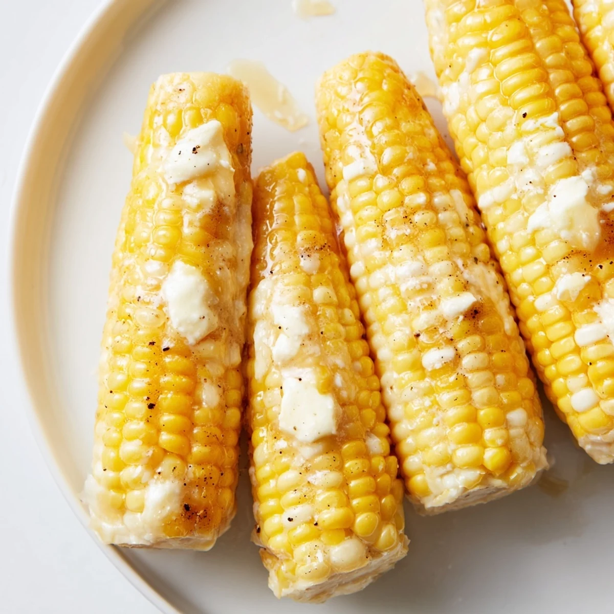 A skillet of warm, buttery Honey Butter Skillet Corn, ready to serve as a delicious side.