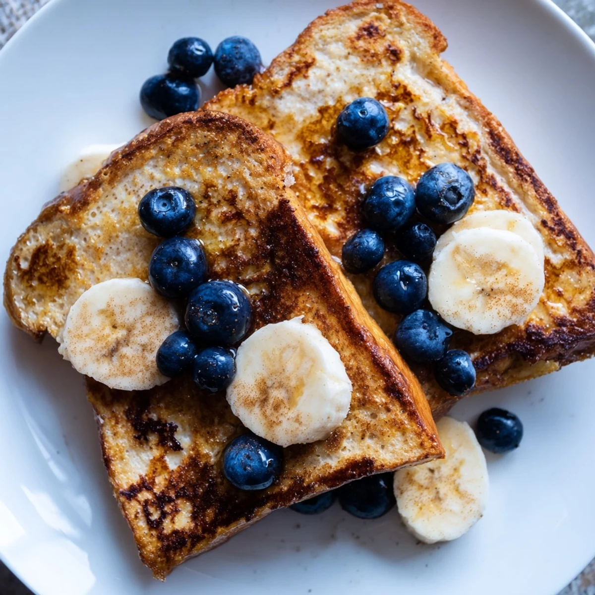 Warm, sweet Protein French Toast alongside a bowl of Greek yogurt, ready to be enjoyed.