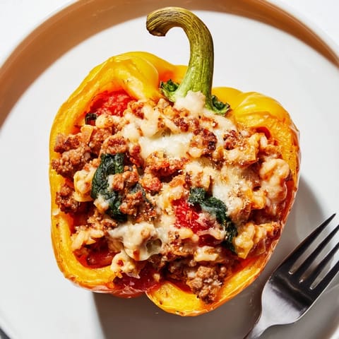 Lasagne Soup Stuffed Bell Peppers #21
