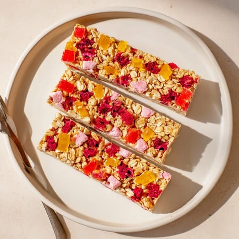 Delicious homemade gummies and crunchy freeze-dried candy in a wholesome oat base.  