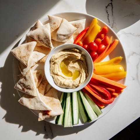 DIY Hummus Homemade Pita #124