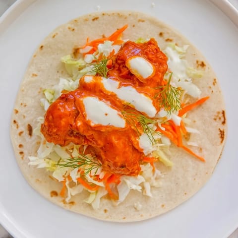Buffalo Chicken Smash Tacos #161