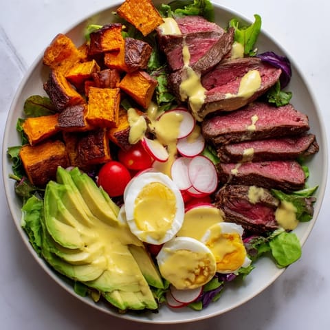 High-Protein Beef Avocado Bowl
