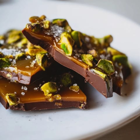 Pistachio Salted Caramel Bark