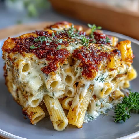One-Pot Cheesy Pasta Bake #530