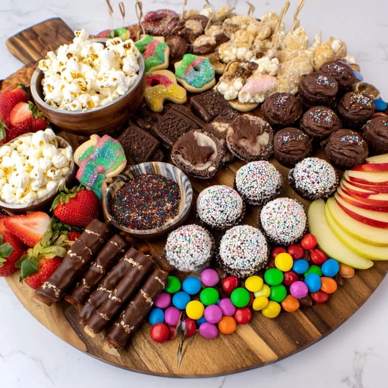 Creative dessert boards with sweet treats and dips, ideal for holiday fun.
