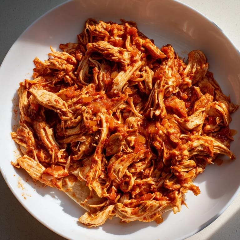 Imagine delicious Crock-Pot shredded chicken tacos, showcasing perfectly seasoned, fall-apart chicken with vibrant salsa.