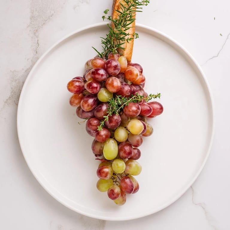 A vibrant display of vineyard grapes on a platter, perfect for a wine tasting soiree.