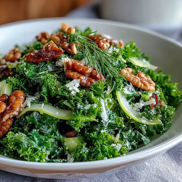 Crisp celery salad featuring Parmesan and lemon, garnished with toasted walnuts. A light, refreshing side dish that highlights the bright citrus and savory cheese flavors.